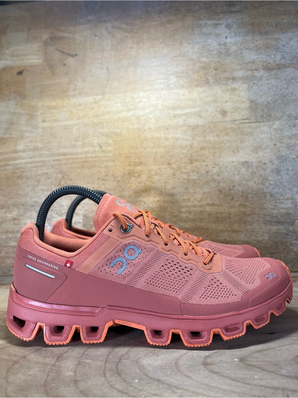 On CloudVenture Womens Size 9 Trail Running Shoes Sneakers Sandstone Orange